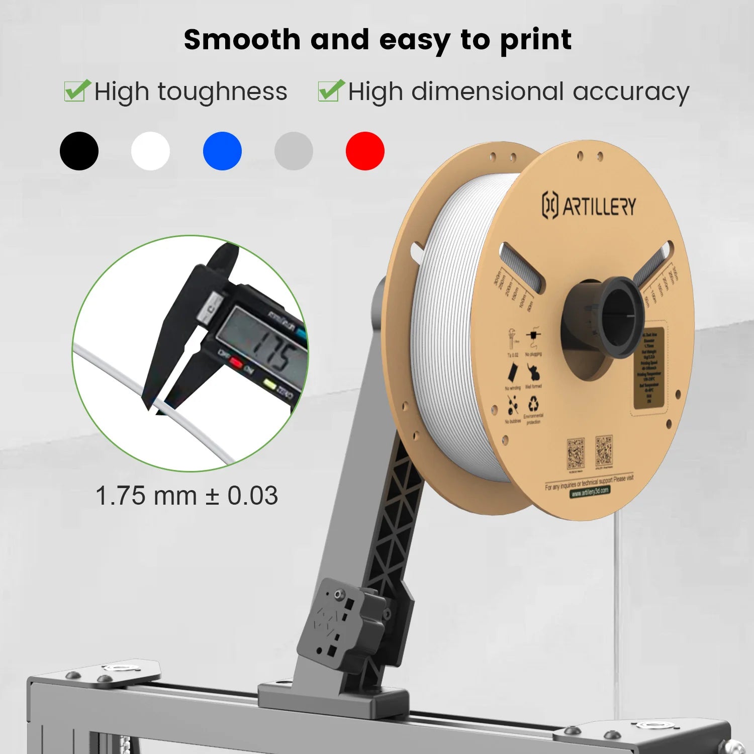 PLA 3D-Druckerfilament 1,75 mm 1 kg